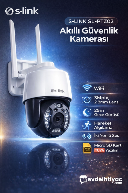 SL PTZ-02 GÜVENLİK KAMERASI