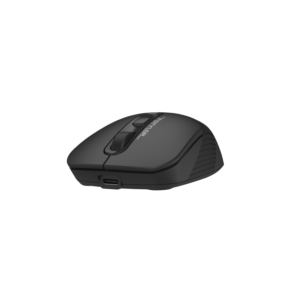 A4 TECH FG10CS AIR2, Grey, SILENT, FSTYLER, 2,4Ghz Kablosuz, USB-C den şarj edilebilir, Optik Mouse, 10-15Metre, 4 Buton, Nano Alıcı