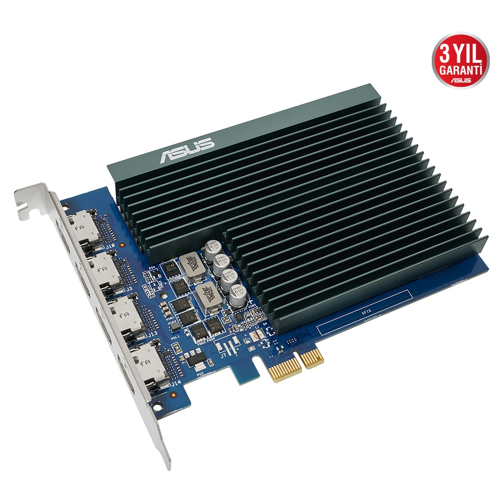 ASUS GT730-4H-SL-2GD5, 2Gb, GDDR5, 64Bit, 4xHDMI Ekran Kartı
