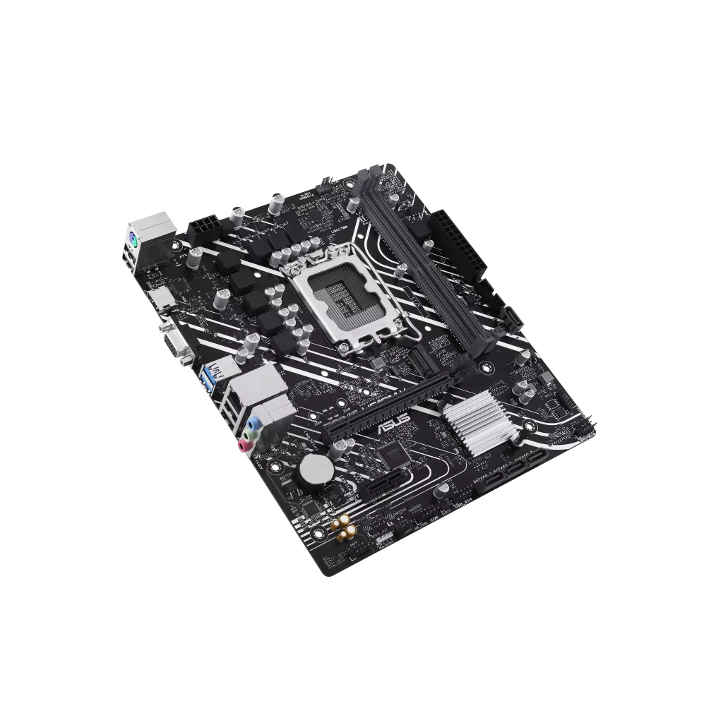 ASUS PRIME H610M-K, 2xDDR5, M.2, D-SUB, HDMI, 12-13.14.Nesil, LGA1700 Soket, Anakart