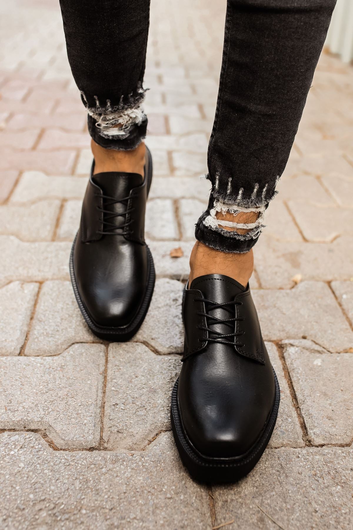 CH001 - FST Classic Lace Erkek Ayakkabı SIYAH