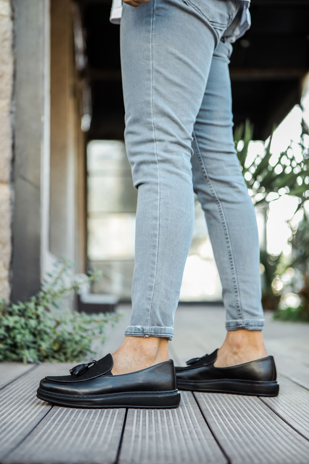 CH002 - CST Loafer Pelle Erkek Ayakkabı SIYAH