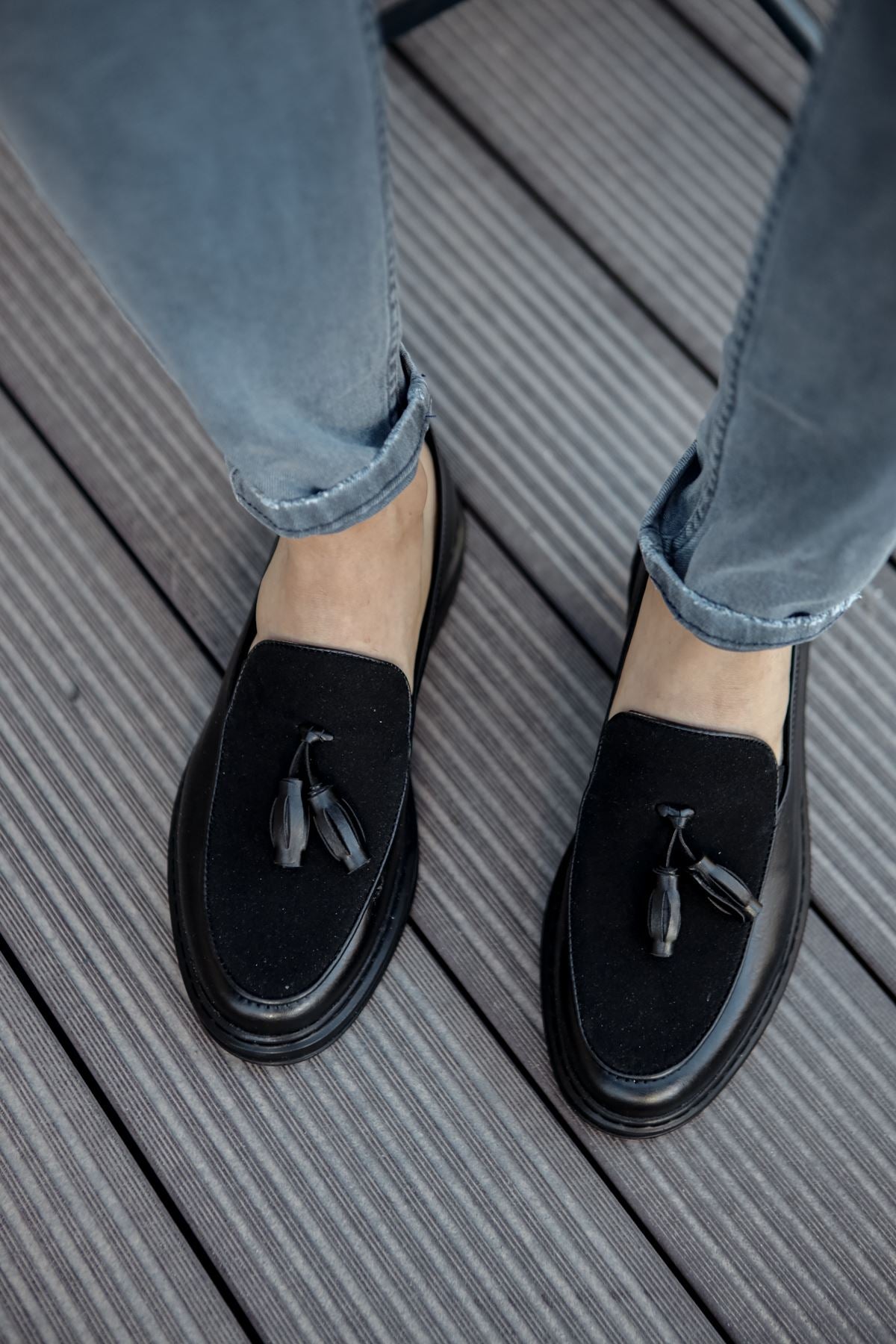CH002 - CST Loafer Pelle Erkek Ayakkabı SIYAH