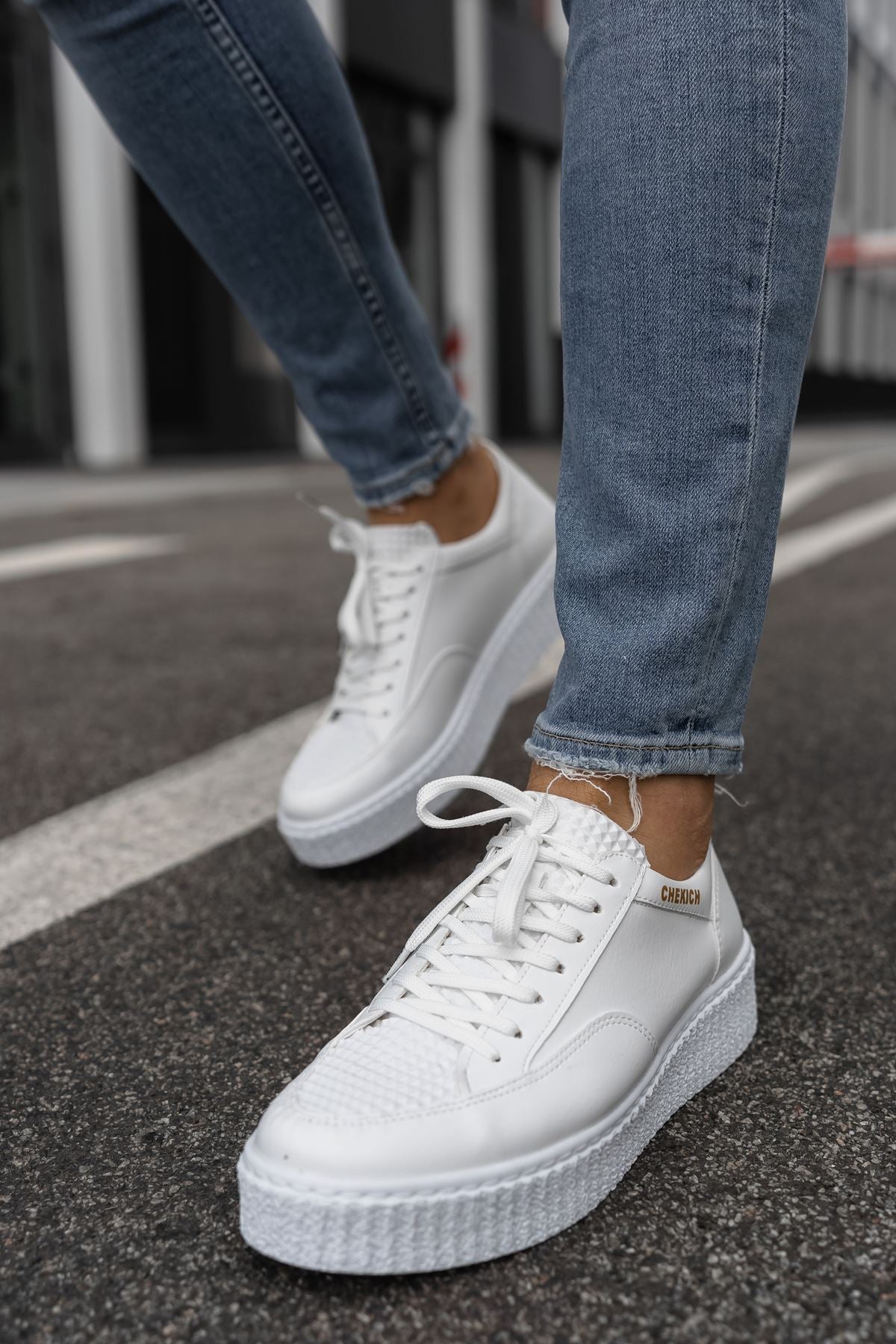 CH017 - FBT Pyramid Erkek Ayakkabı BEYAZ