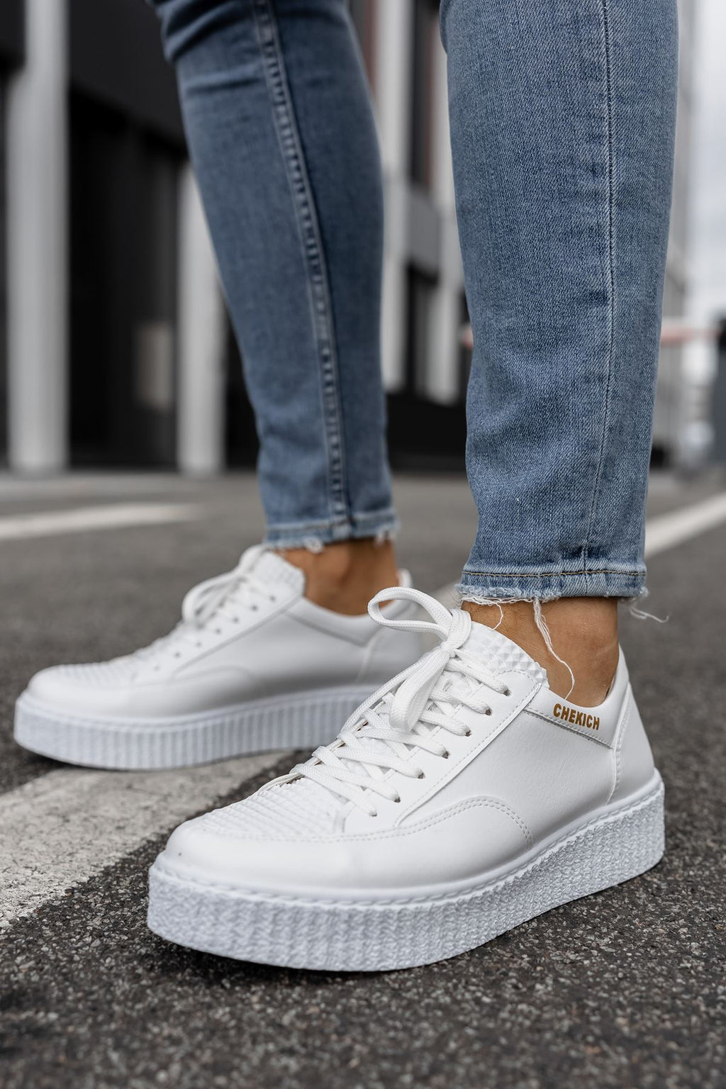 CH017 - FBT Pyramid Erkek Ayakkabı BEYAZ