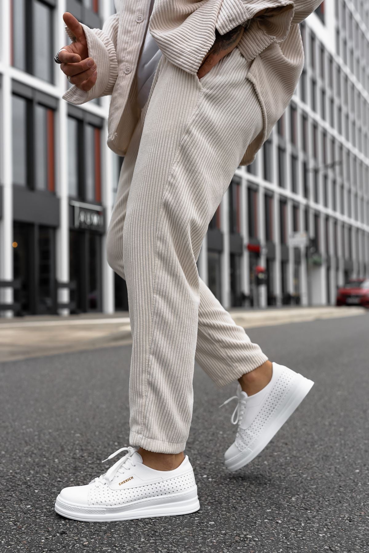 CH043 - CBT Cowien Erkek Ayakkabi BEYAZ