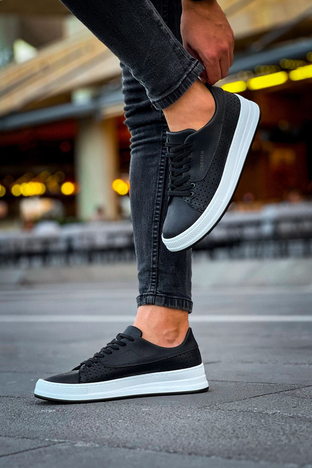 CH043 - CBT Cowien Erkek Ayakkabi SIYAH