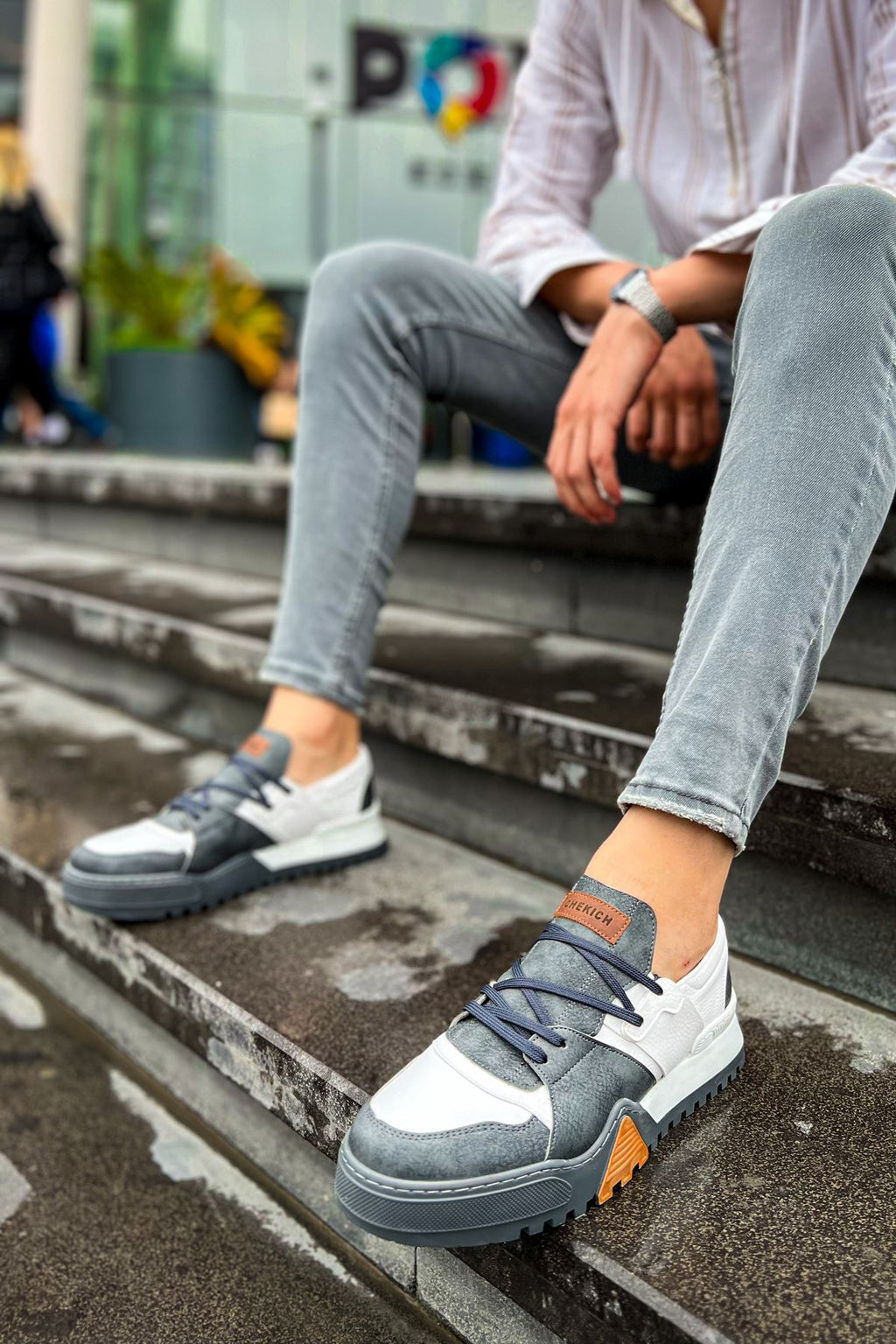 CH067 - GABT Warrem Erkek Ayakkabı ANTRASIT/BYZ(57-10)