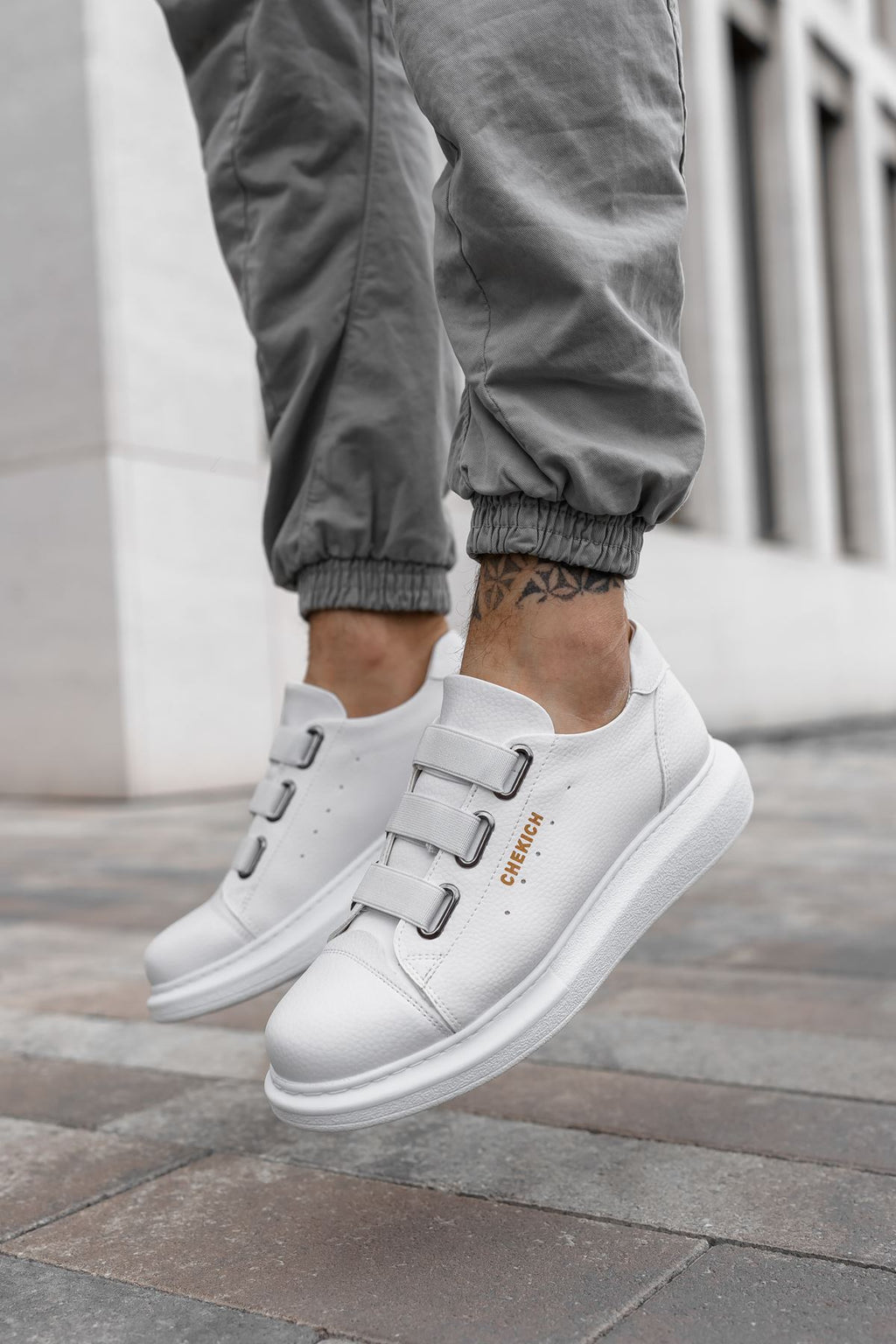 CH253 - CBT Mirror Non Erkek Ayakkabı BEYAZ