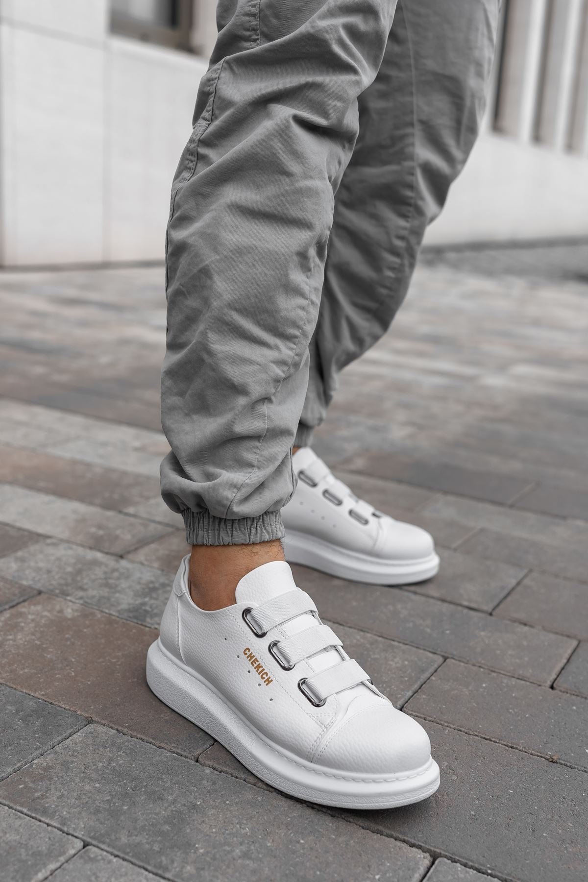 CH253 - CBT Mirror Non Erkek Ayakkabı BEYAZ