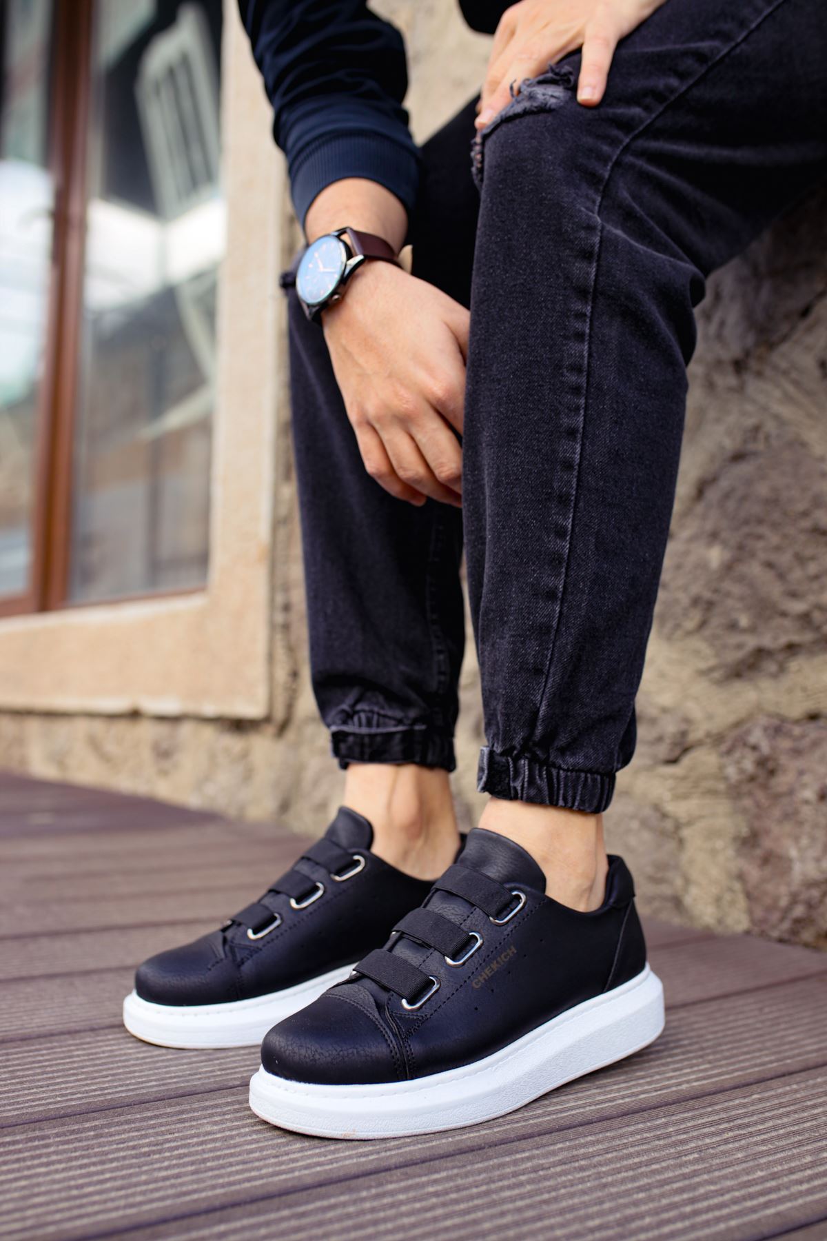 CH253 - CBT Mirror Non Erkek Ayakkabı SIYAH