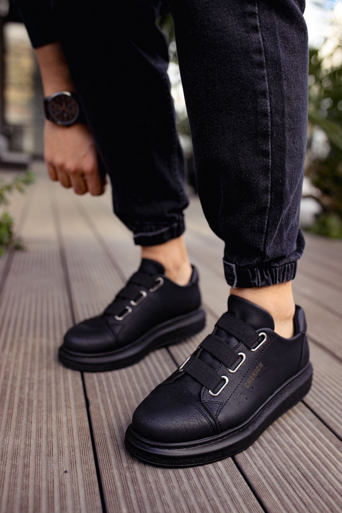 CH253 - CST Mirror Non Erkek Ayakkabı SIYAH