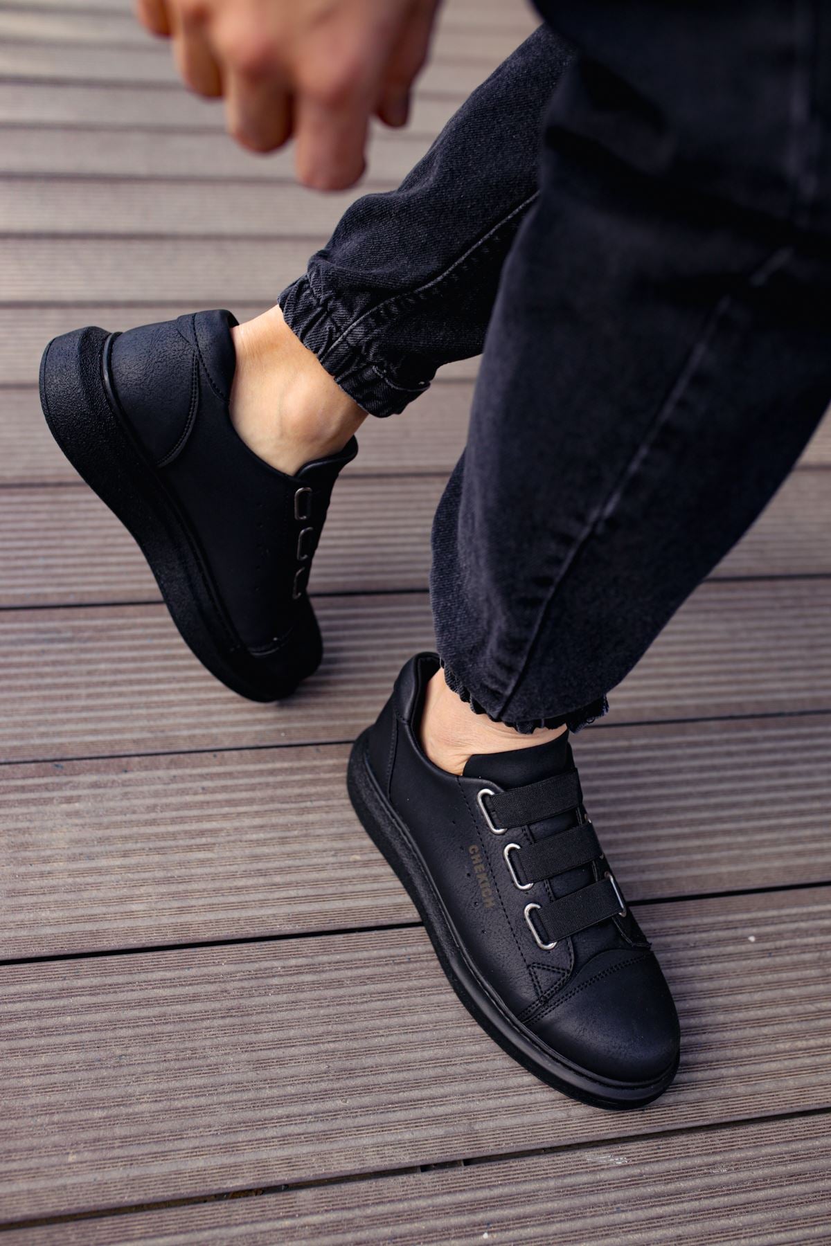 CH253 - CST Mirror Non Erkek Ayakkabı SIYAH