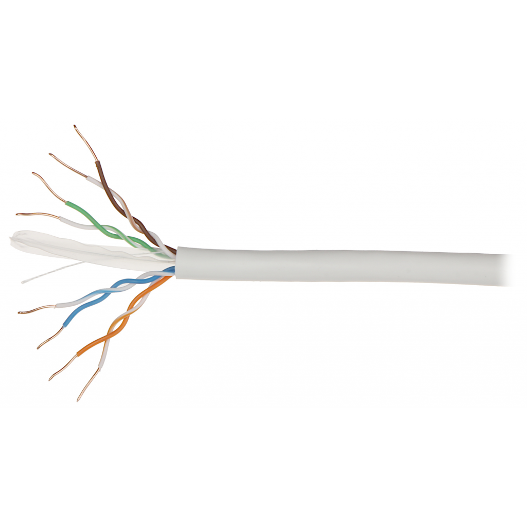 DAHUA DH-PFM920I-6UN-C, CAT6 305m, 24AWG 0.53mm, UTP, %100 Bakır, PVC, Kablo, Beyaz Renk