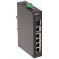 DAHUA PFS3106-4ET-60-V2, 4 Port, Megabit, PoE 60W, 1 Port Gigabit Uplink, 1 Port Gigabit SFP, Yönetilemez, Masaüstü Switch