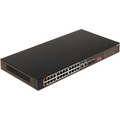 DAHUA S3226-24ET-240, 24 Port, MegaBit, PoE 240W, 2 Port GigaBit Uplink, 2 Port Gigabit Combo SFP, Longe Range 250Mt, Yönetilemez, Rack Mount Switch