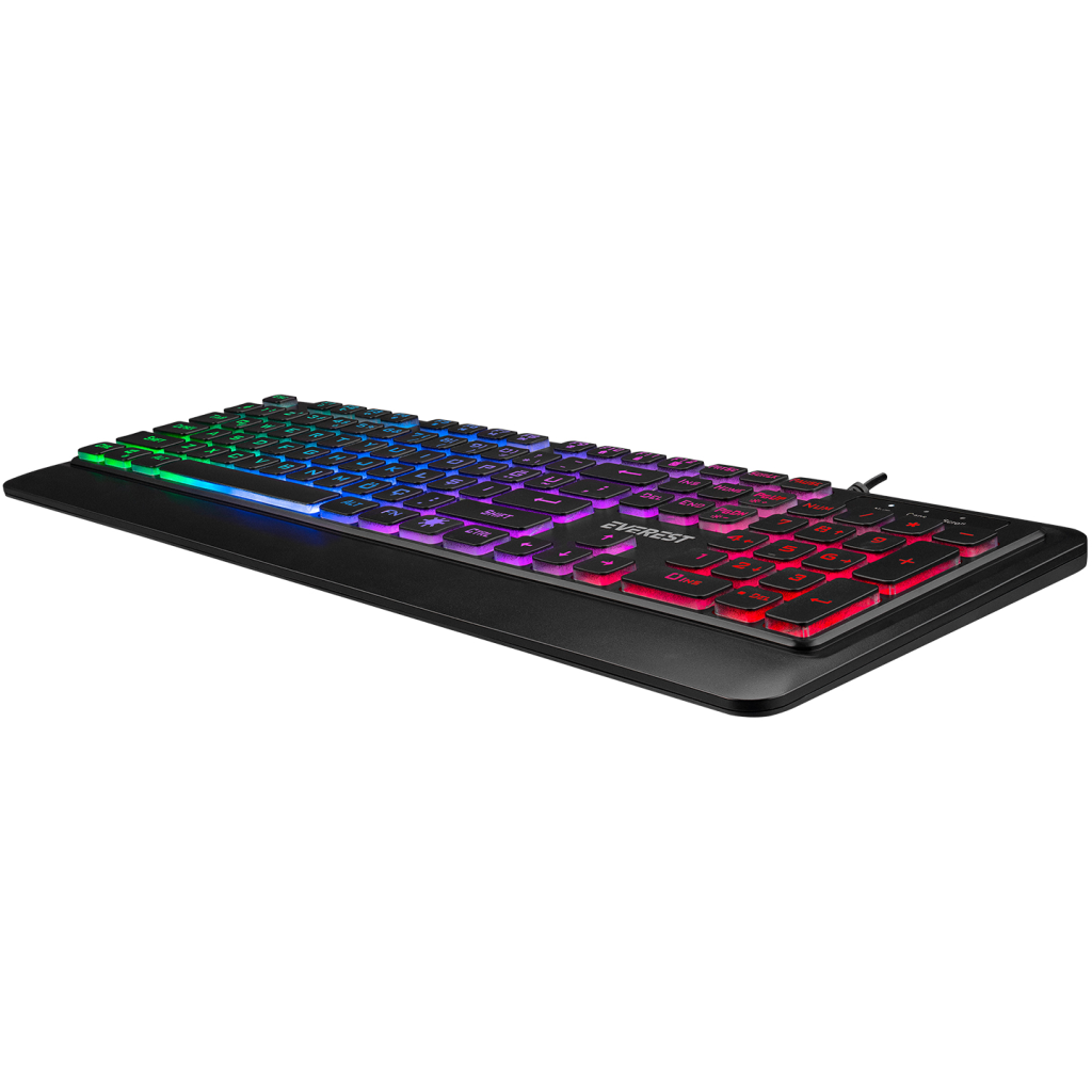 EVEREST KM-R59, FORZA, USB Kablolu, Türkçe Q, Rainbow Backlight, Memran Tuşlar, Gaming, Klavye Mouse Set