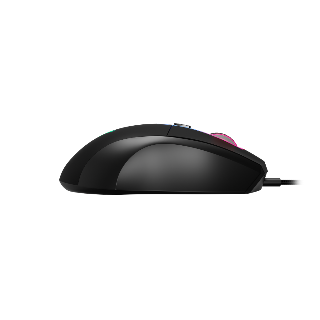 GAMDIAS ZEUS M5, RGB Aydınlatma, USB Kablolu,  7 Tuşlu, Gaming Mouse, 12.800 DPI, Siyah