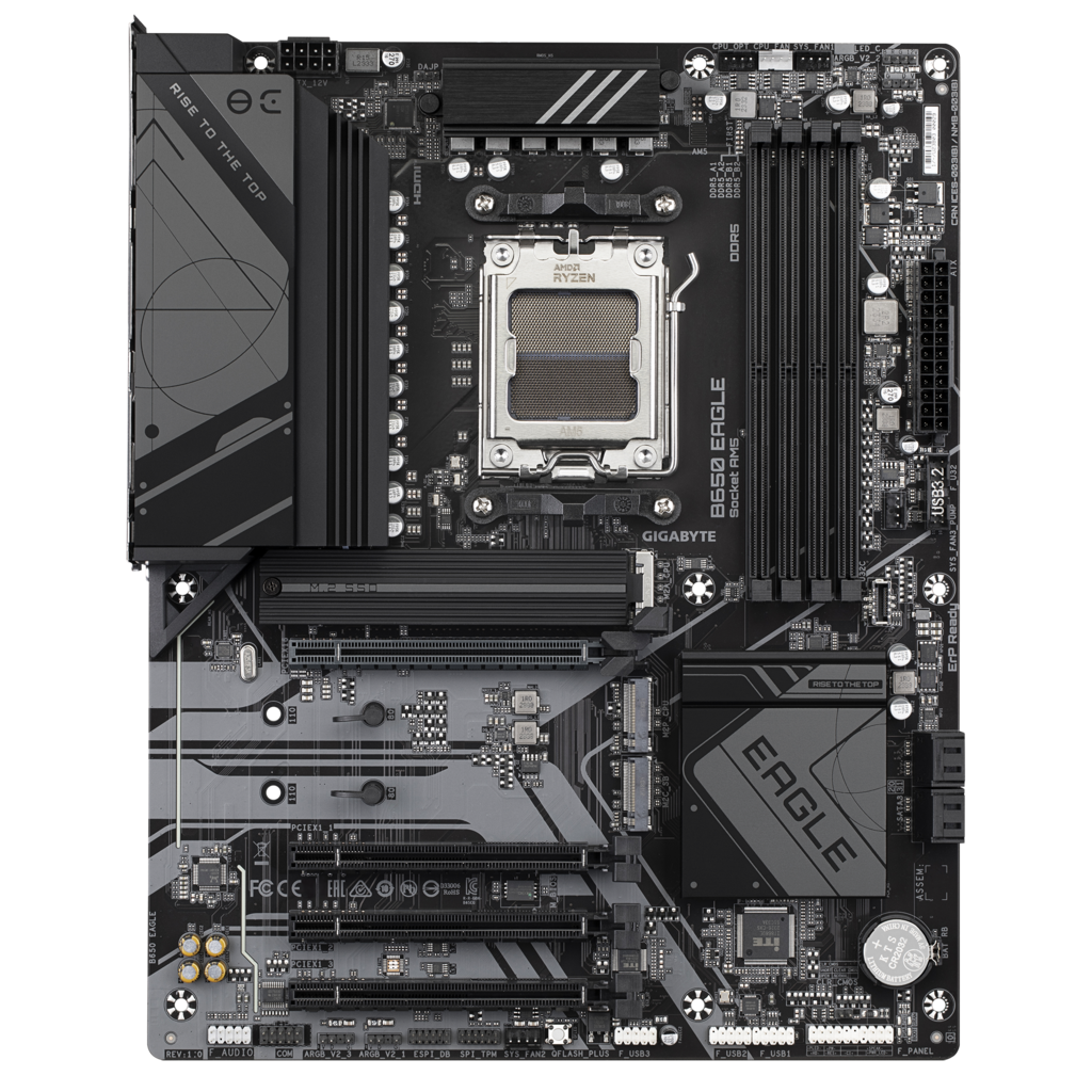 GIGABYTE B650 EAGLE, Rev.1.0, 4xDDR5, 3xM.2, DP, HDMI, Type-C, AM5 Soket GAMING Anakart
