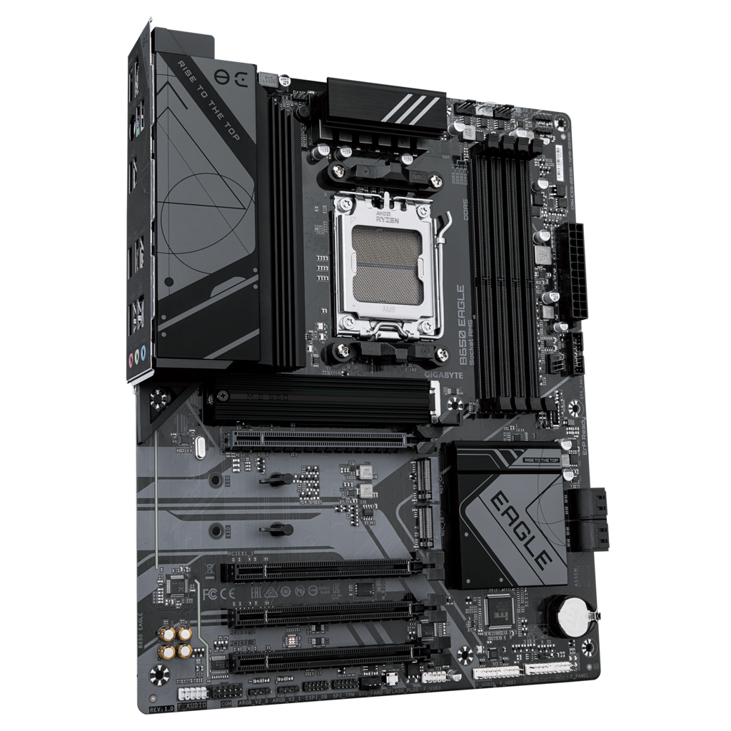 GIGABYTE B650 EAGLE, Rev.1.0, 4xDDR5, 3xM.2, DP, HDMI, Type-C, AM5 Soket GAMING Anakart