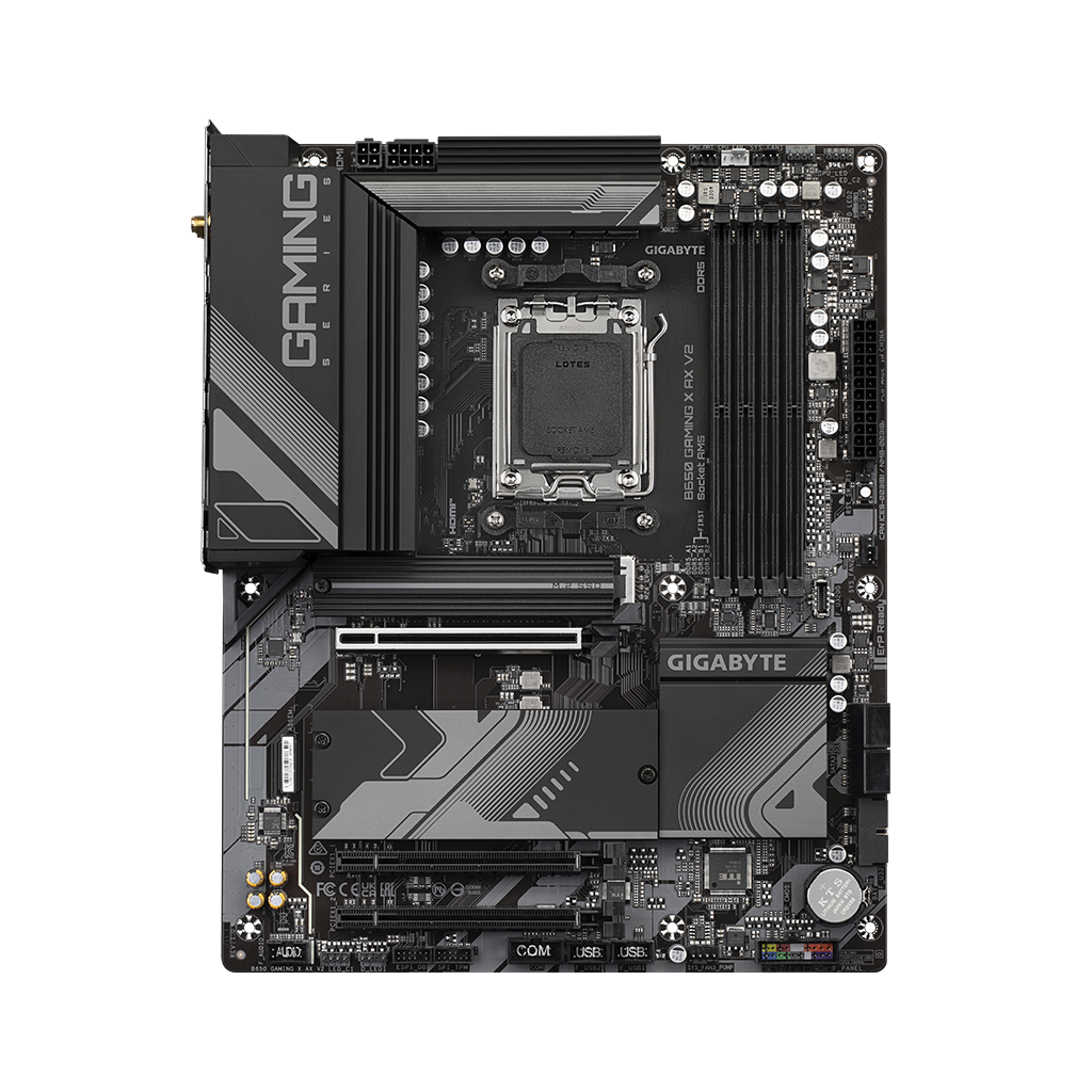 GIGABYTE B650 GAMING X AX V2, 4xDDR5, 3xM.2, DP, HDMI, Type-C, Wi-Fi 6E, Bluetooth v5.3, AM5 Soket GAMING Anakart