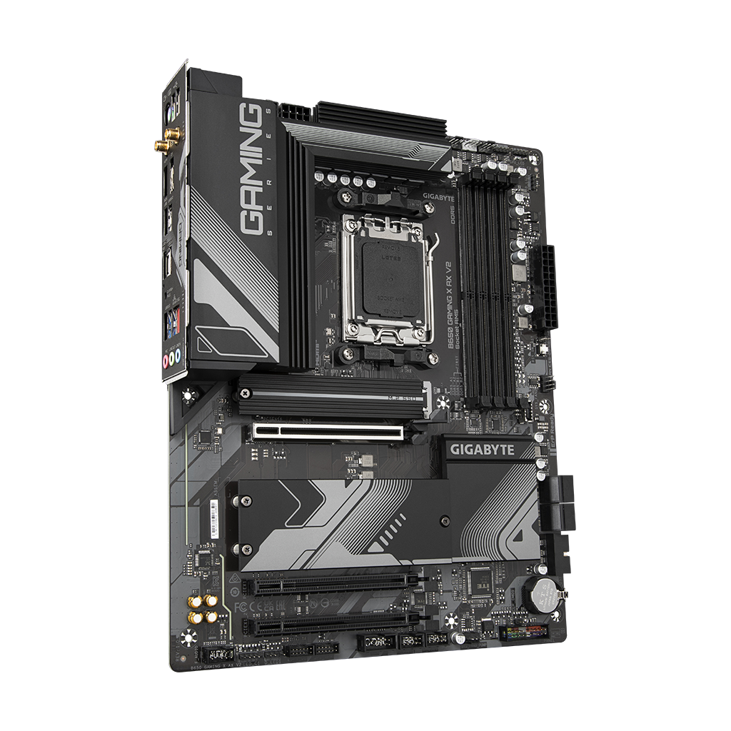 GIGABYTE B650 GAMING X AX V2, 4xDDR5, 3xM.2, DP, HDMI, Type-C, Wi-Fi 6E, Bluetooth v5.3, AM5 Soket GAMING Anakart