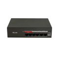 HILOOK NS-0106MP-35(B), 4 Port, Megabit, PoE 35W, 2 Port Megabit Uplink, Yönetilemez, Masaüstü Switch