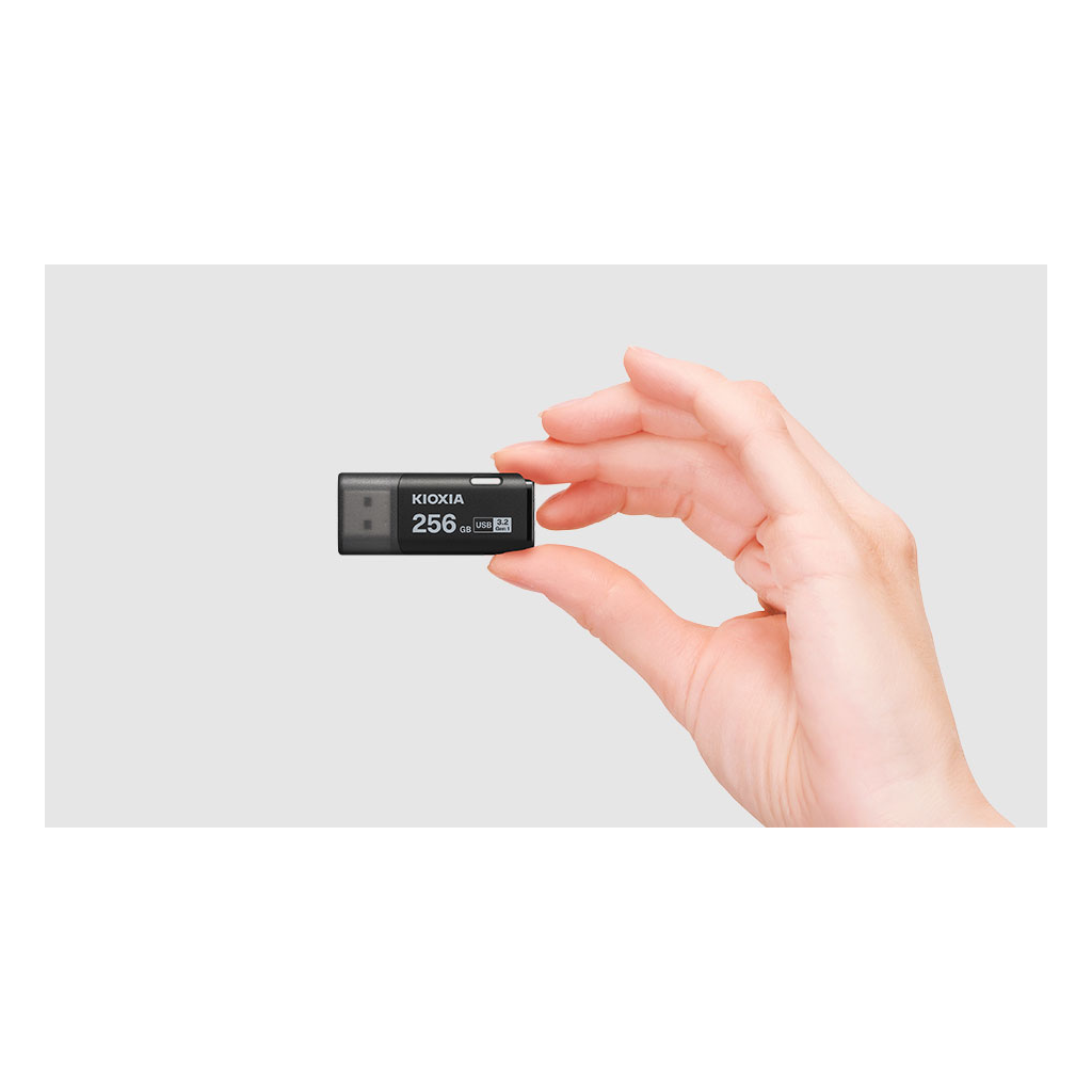 KIOXIA U301K 256GB USB 3.2 Gen1 TransMemory Flash Disk (Siyah)