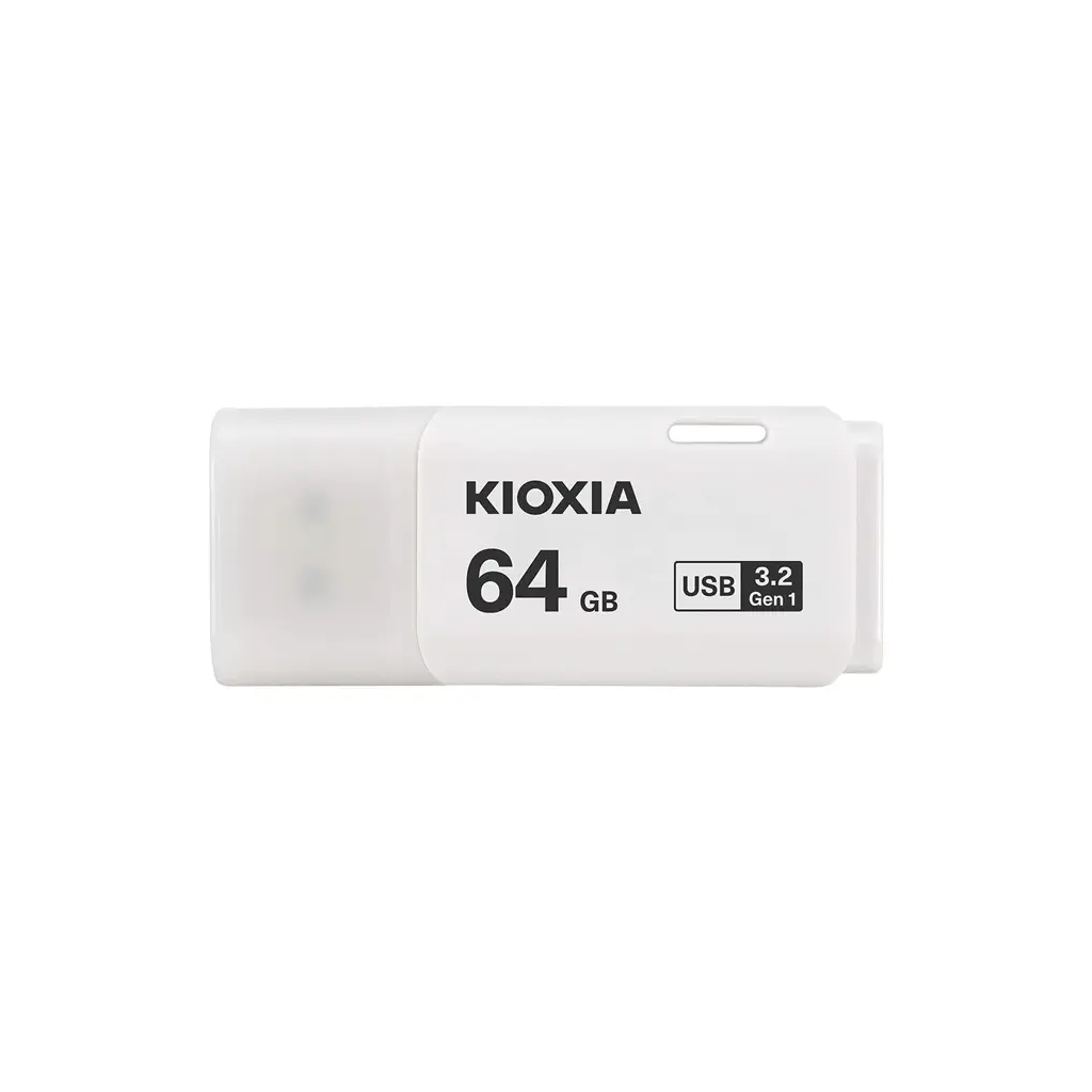 KIOXIA U301W 64GB USB 3.2 Gen1 TransMemory Flash Disk (Beyaz)