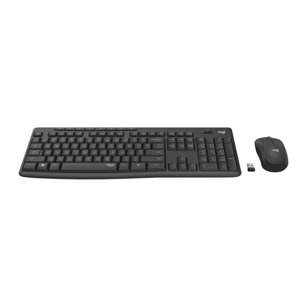 LOGITECH MK295 Siyah, 920-009804, Kablosuz, Türkçe Q, Klavye Mouse Set