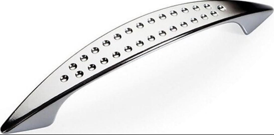 Noktalı Dolap Çekmece Kulpu 96 Mm Krom