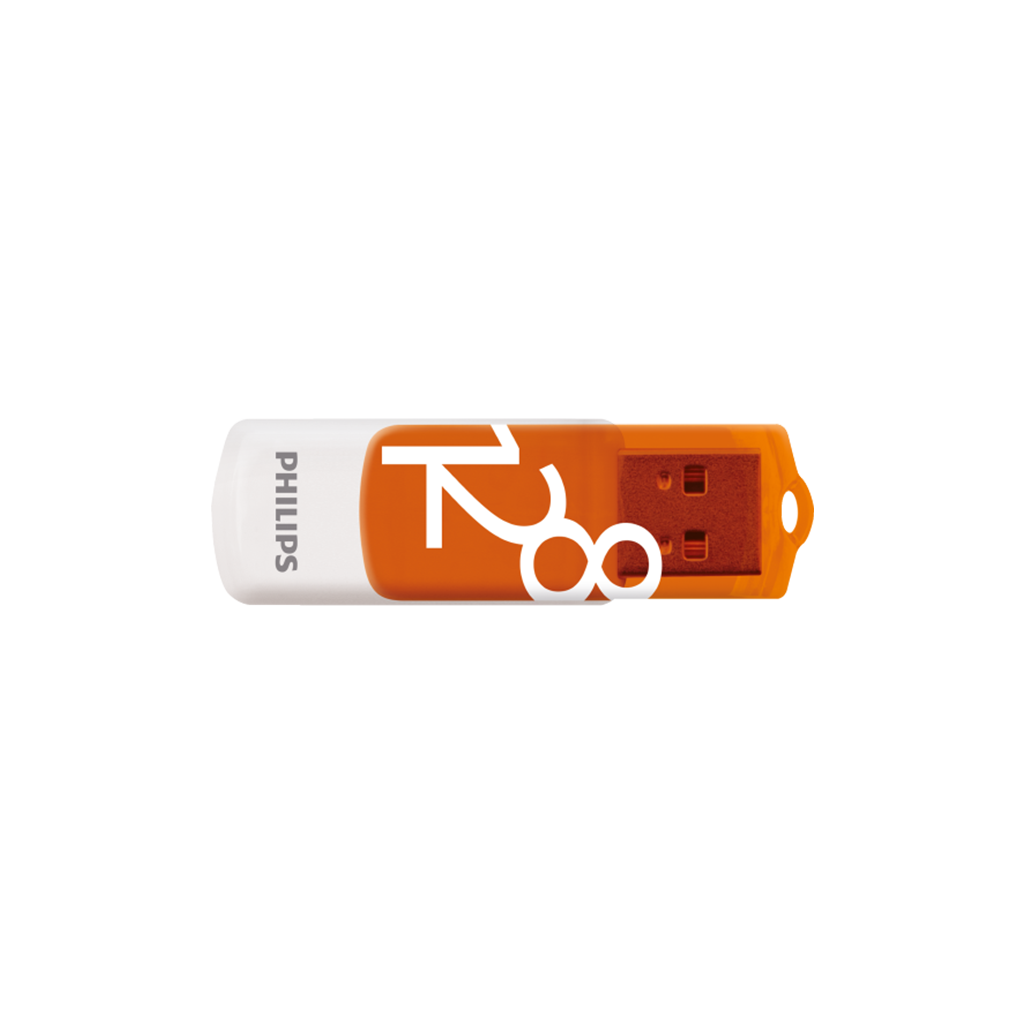 PHILIPS FM12FD05B, 128GB, USB 2.0, Vivid, Turuncu, Flash Disk