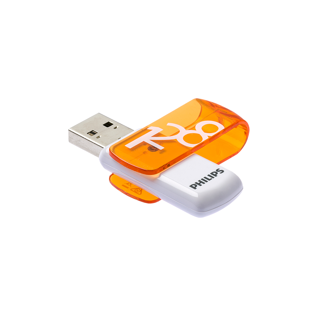 PHILIPS FM12FD05B, 128GB, USB 2.0, Vivid, Turuncu, Flash Disk