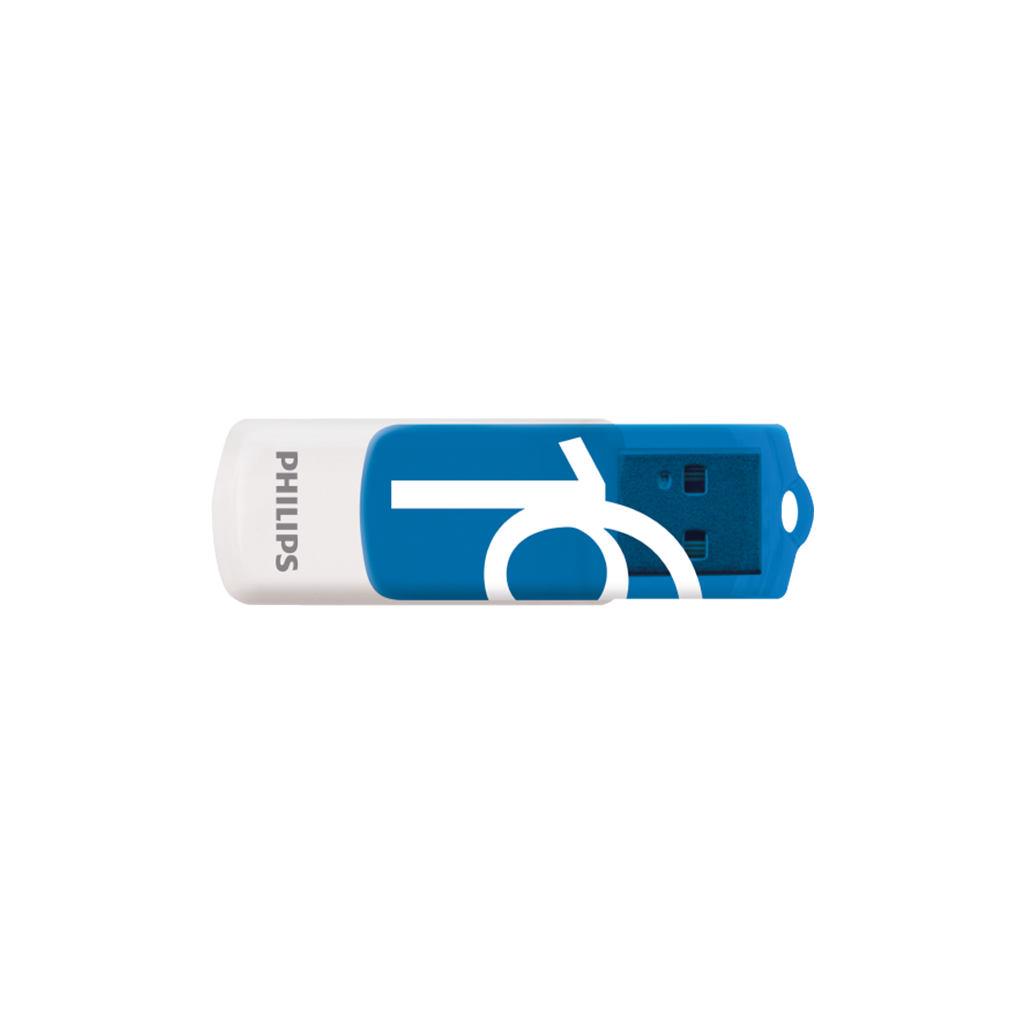 PHILIPS FM16FD05B, 16GB, USB 2.0, Vivid, Okyanus Mavisi, Flash Disk