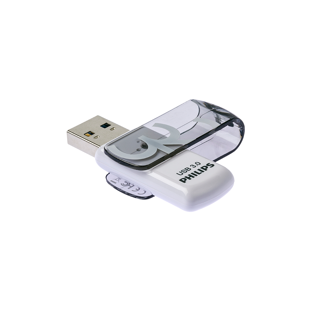 PHILIPS FM32FD00B, 32GB, USB 3.0, Vivid, Gölge Grisi, Flash Disk