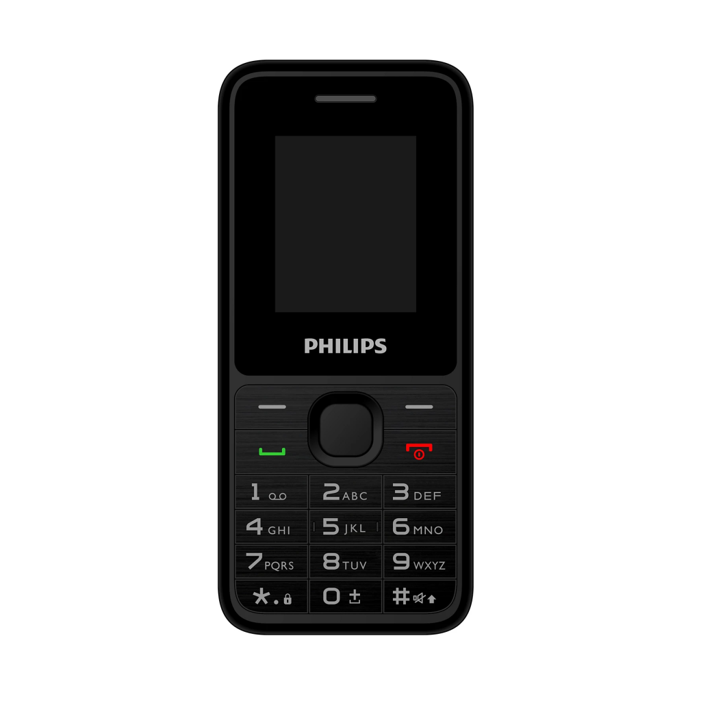 PHILIPS Xenium E2125, 32Mb, Siyah, 32Mb Ram, 1,77inc Ekran, 4G Çift Sim Desteği, FM Radyo, 1700mAh Pil, El Feneri, Türkiye KVK Garantili