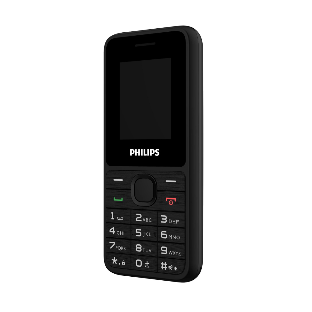 PHILIPS Xenium E2125, 32Mb, Siyah, 32Mb Ram, 1,77inc Ekran, 4G Çift Sim Desteği, FM Radyo, 1700mAh Pil, El Feneri, Türkiye KVK Garantili