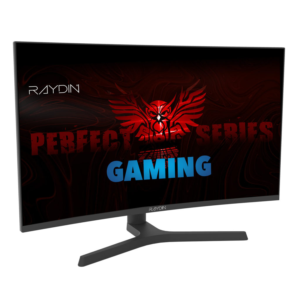RAYDIN EG27RFA-300HZ, 27", 1ms, 300Hz, Full HD, 2xHDMI, DP, Hoparlör, VA LED, R1500 Curved, Yükseklik Ayarlı Ayak, Frameless, FreeSync Gaming Monitör