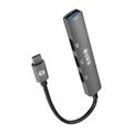 S-LINK SW-U324, Type-C to 3xUSB 2.0, 1xUSB 3.0, Metal, USB HUB