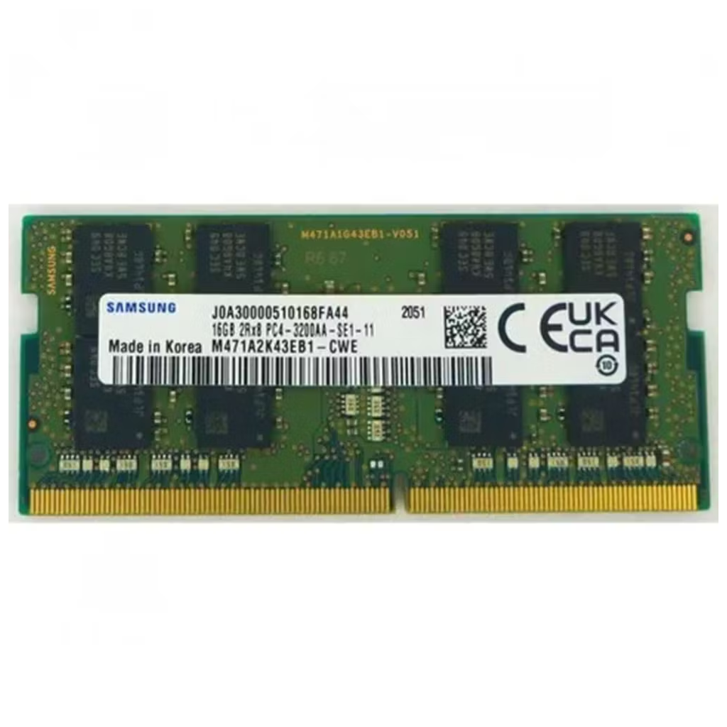 Samsung SAMSO3200/16, 16GB, DDR4, 3200MHz,  1.2V Notebook Ram (M471A2G43DB1-CWE)