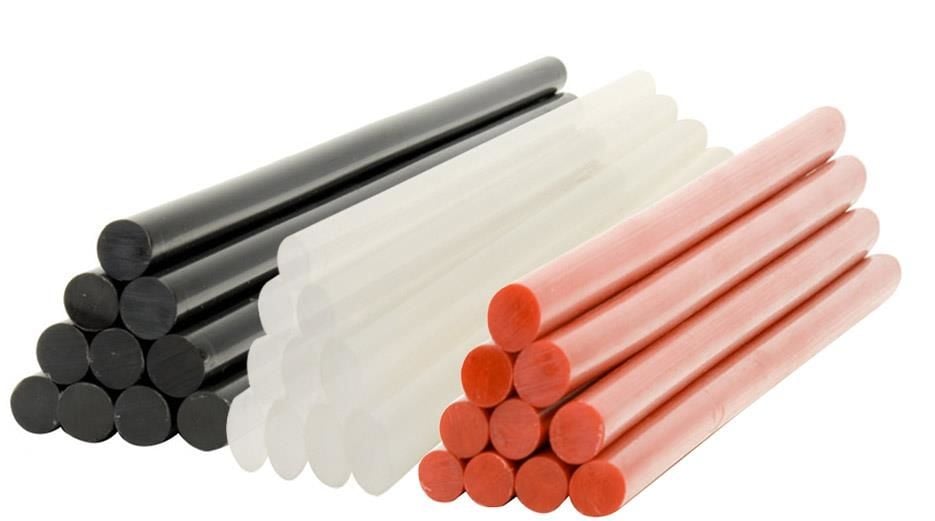 Sıcak Silikon Şeffaf 11,2 Mm 30 Cm Kalın 10 Adet