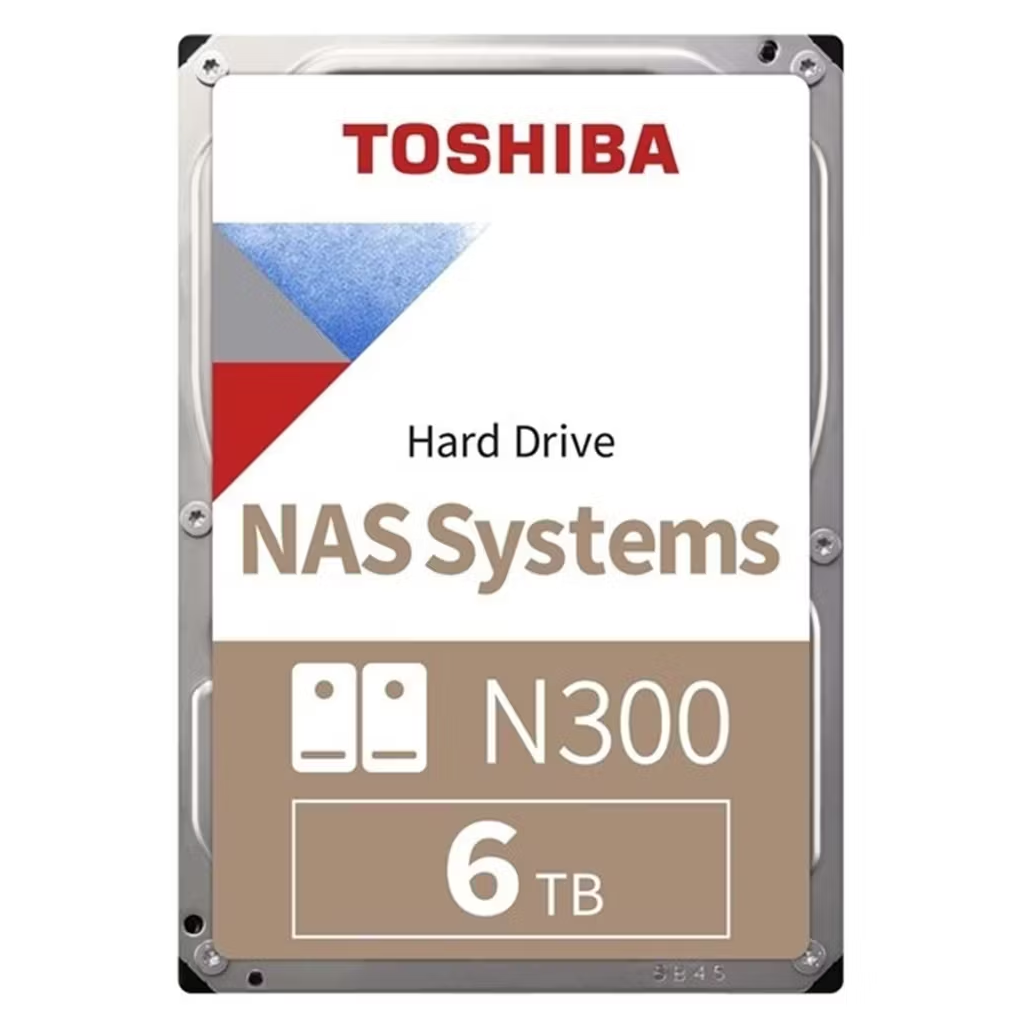 TOSHIBA N300, MN10ADA600S, 3.5", 6TB, 512Mb 7200 Rpm, SATA3, 7/24 NAS, SERVER, HDD