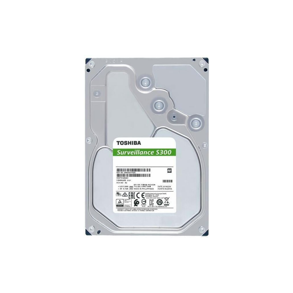 TOSHIBA S300, HDWT860UZSVA, 3.5", 6TB, 256Mb 5400 Rpm, 7/24 Güvenlik HDD