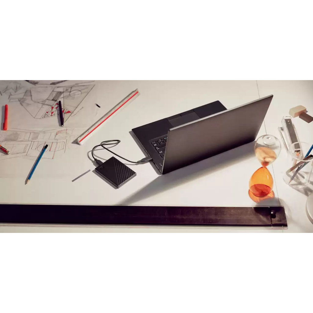 WD WDBR9S0060BBK-WESN MyPassport 6TB 2,5"  USB3.2, Taşınabilir, Harici HDD, Siyah,  (Türkiye Distribütörü Garantili)